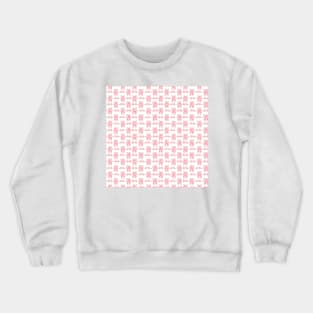 cute baby ballerina pattern pink Crewneck Sweatshirt